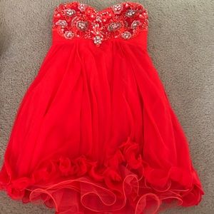 pink homecoming/formal dress